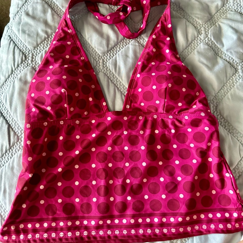 Perry Ellis stunning swimwear 10 plum tankini